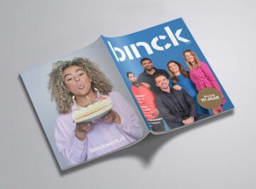 Het magazine van Binck om het 10 jarige bestaan te vieren